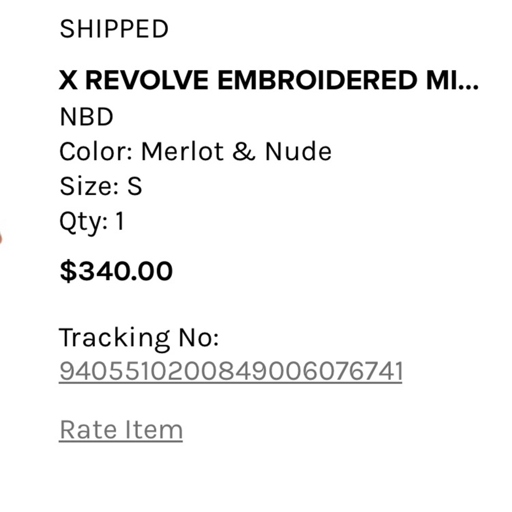 x REVOLVE Embroidered Mini Dress by NBD - Picture 8 of 8